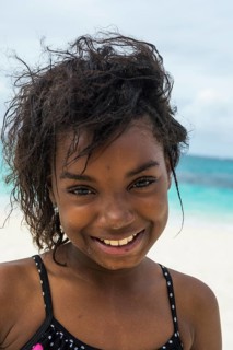 Pretty young local girl