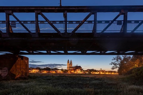 Historic lift bridge