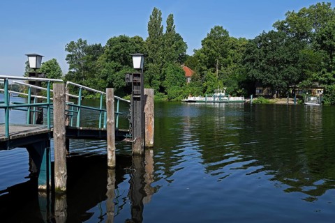 Ferry between Berlin Wannsee and Pfaueninsel