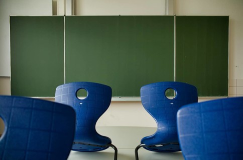 Empty classroom