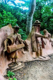 Voodoo scultpures in the Unesco site Osun-Osogbo Sacred Grove