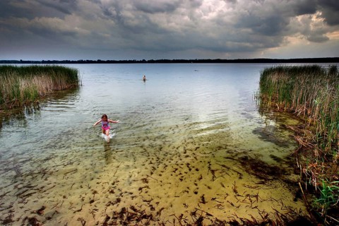 Bathing place at the Arendsee