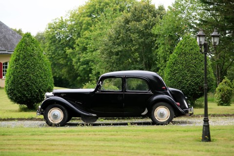 Oldtimer Citroen Traction 11 BL legere from 1957 in black