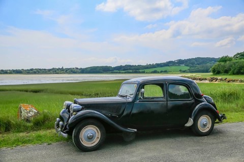Oldtimer Citroen Traction 11 BL legere from 1957 in black