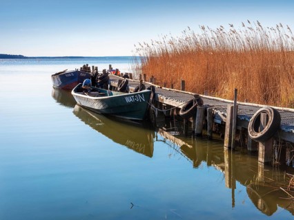 Small fishing port on the Peenestrom
