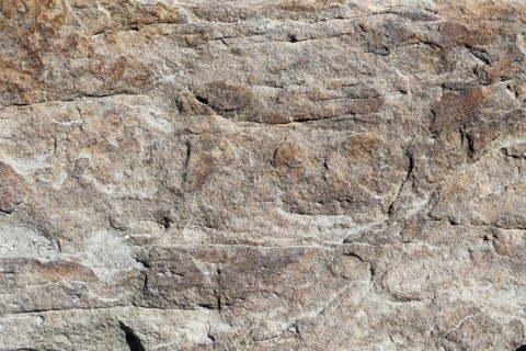 Stone pattern in a dry riverbed