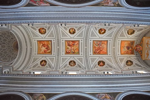 Ceiling painting of the Chiesa San Martino