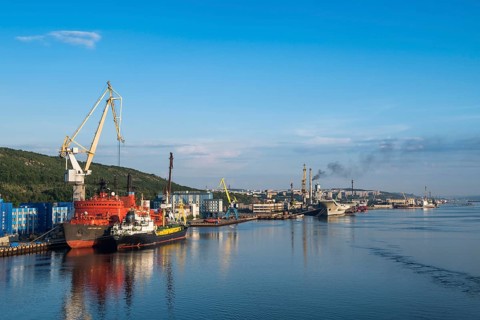 Rusatom port in Murmansk