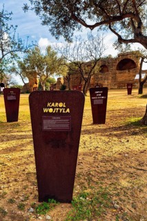 Memorial plaque to Karol Wojtyla