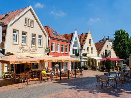 Gabled houses in the old town