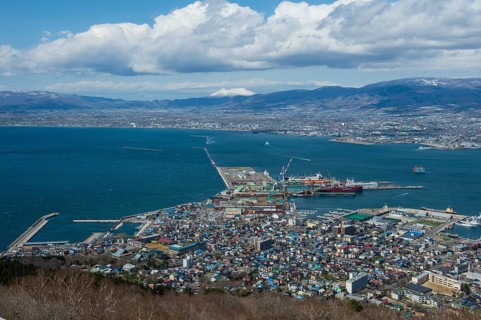 Outlook over Hakodate from Mount Hakodate