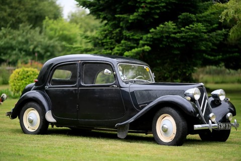 Oldtimer Citroen Traction 11 BL legere from 1957 in black