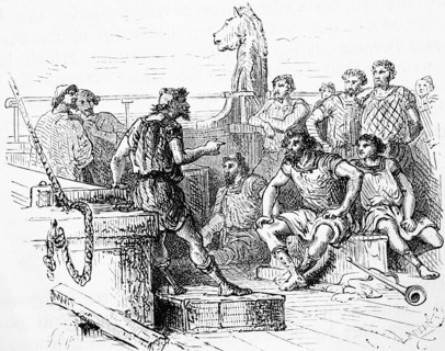Seafarer on a Phoenician merchant ship