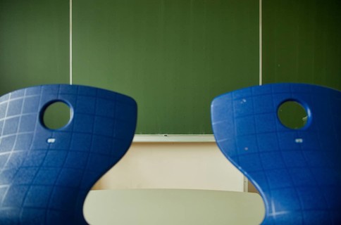 Empty classroom