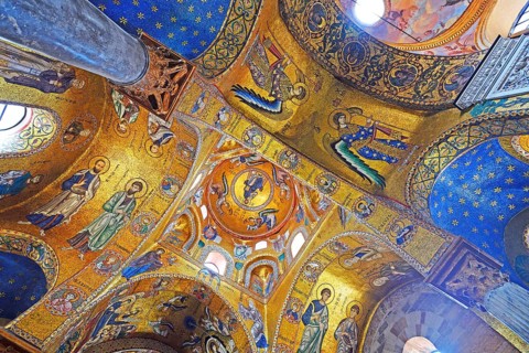 Magnificent ceiling paintings of the Chiesa di Santa Maria dell'Ammiraglio