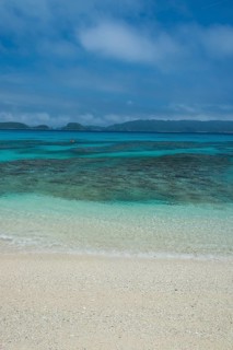 Turquoise waters on Furuzamami Beach