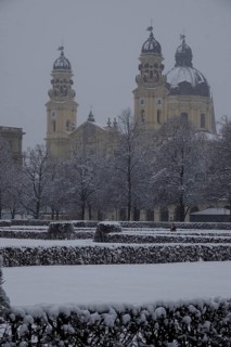 Hofgarten and Theatine Church
