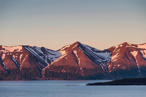 Mountains in the evening light
