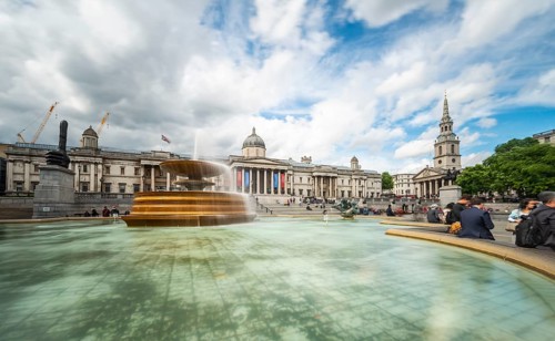 Fountain at Trafalgar Square