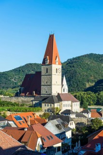 Church Pfarrkirche Mariae Himmelfahrt in Weissenkirchen on the Danube