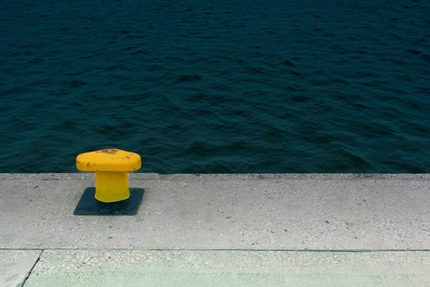Yellow Bollard