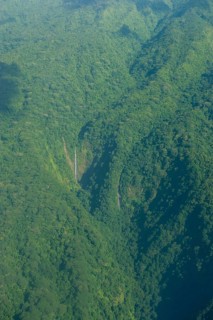 Aerial of the island of Upolo