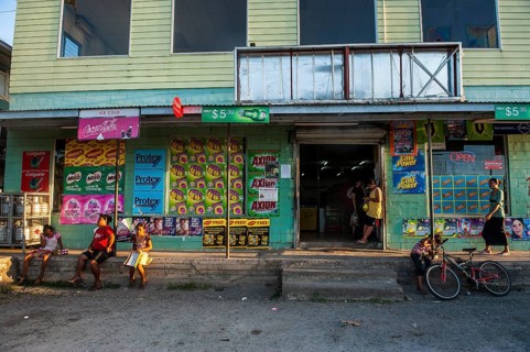 Local shop in Apia