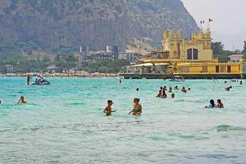 Mondello beach and spa