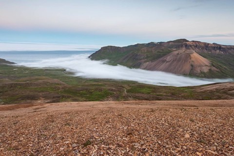 Rising fog