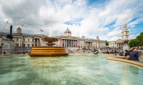 Fountain at Trafalgar Square