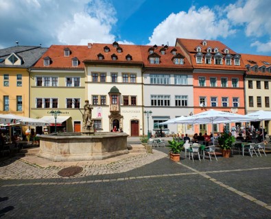 Neptune Fountain and Court Pharmacy