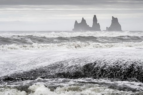 Storm with strong surf