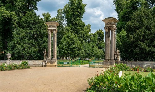 Obelisk portal at Sanssouci Palace