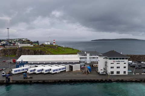 Skansin harbour and lighthouse