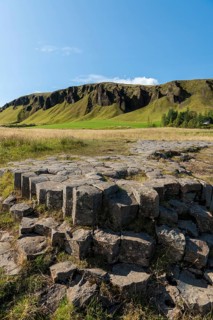 Glacier-carved basalt columns