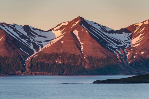 Mountains in the evening light