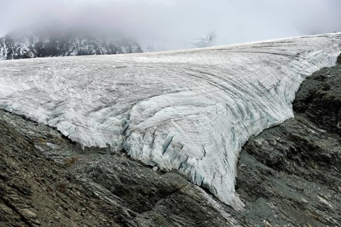 Glacier in retreat