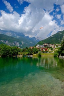 Molveno with Lake Molveno