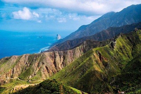 View of the Anaga Mountains near Taganana