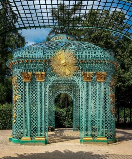 Western lattice pavilion at Sanssouci Palace in Potsdam