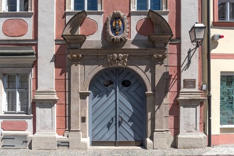Entrance portal of the Haus Zum Krebs