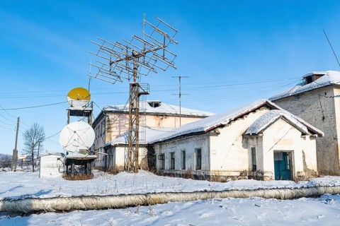 Old antenas in Artyk village