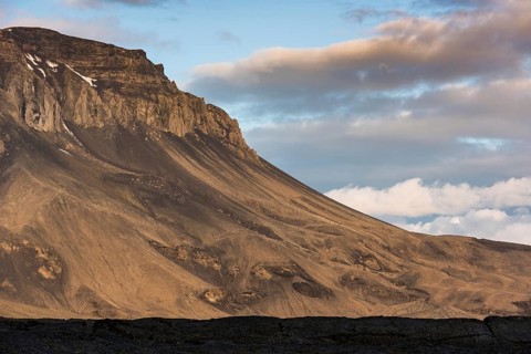 Table volcano Heroubreio or Herdubreid