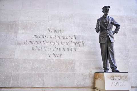 George Orwell congestion at BBC Broadcasting House