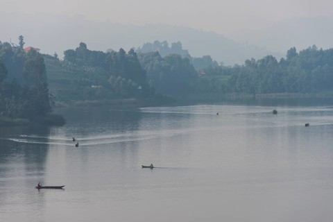 Overlook over Lake Bunyonyi