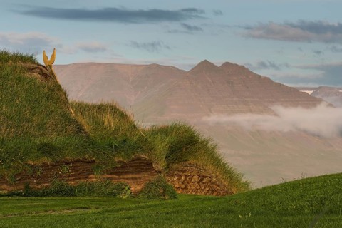Grass sod houses
