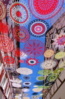 Crocheted dreamcatcher