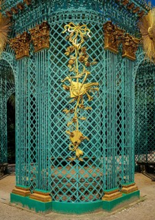 Western lattice pavilion at Sanssouci Palace in Potsdam