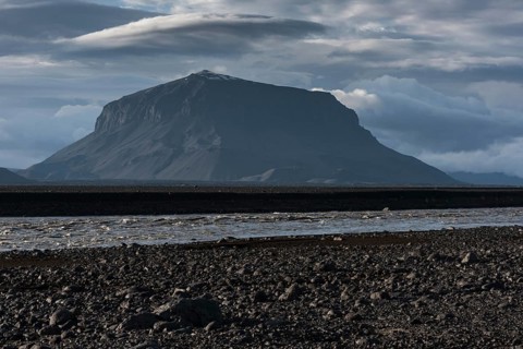 Glacial river Joekulsa a Fjoellum