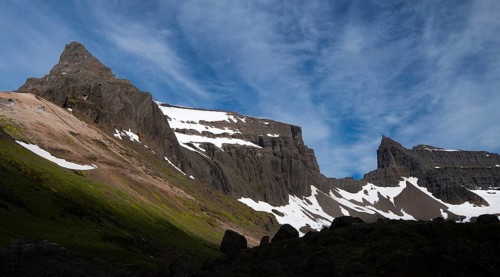 Storuro landslide in Dyrfjoell